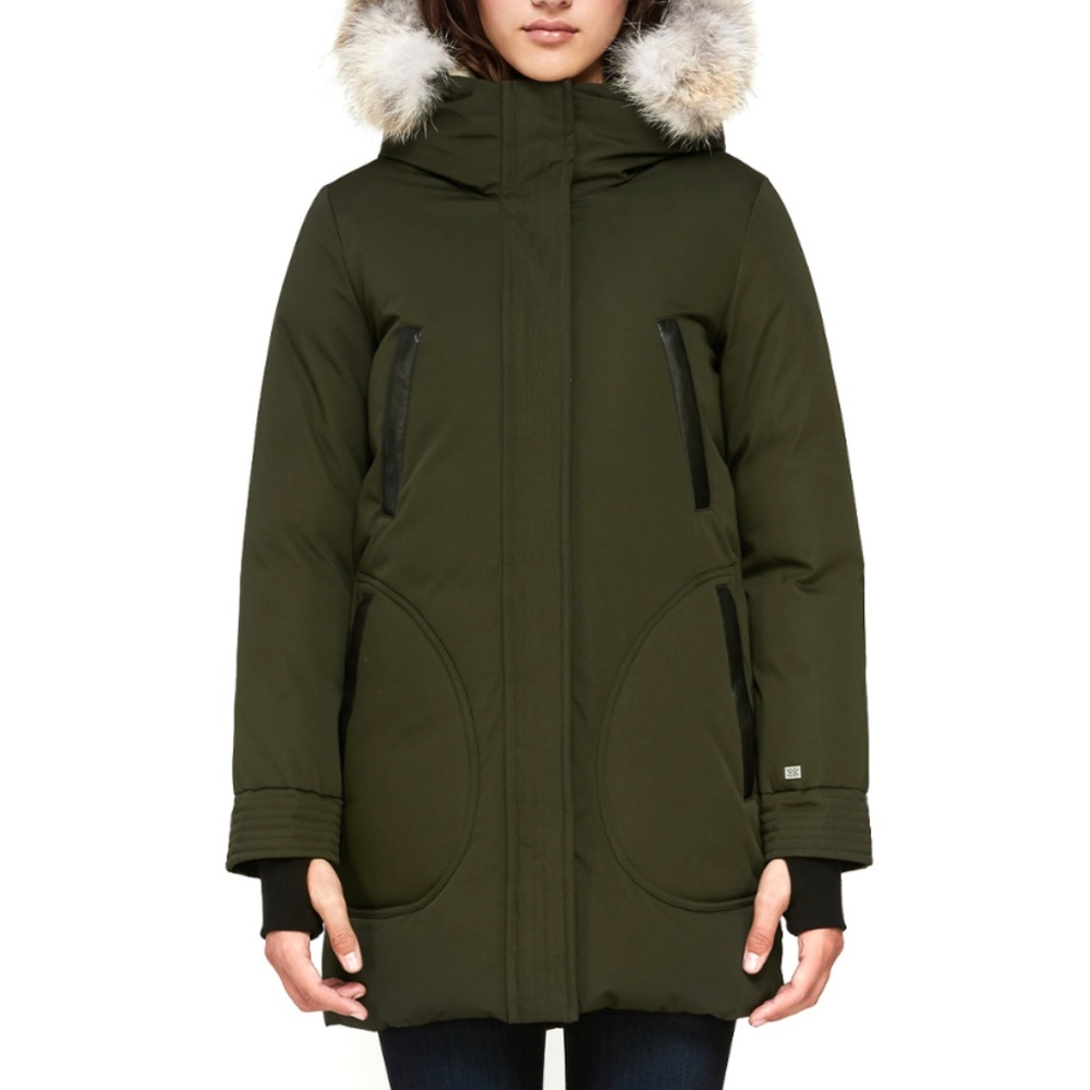 Soia & Kyo Saundra Coat XS - Fur trim